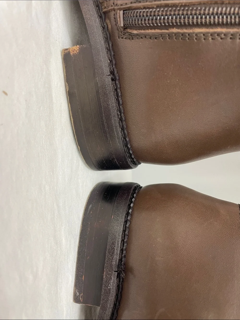 Franco Sarto Brown Over-the-Knee Boots, Size 8.5